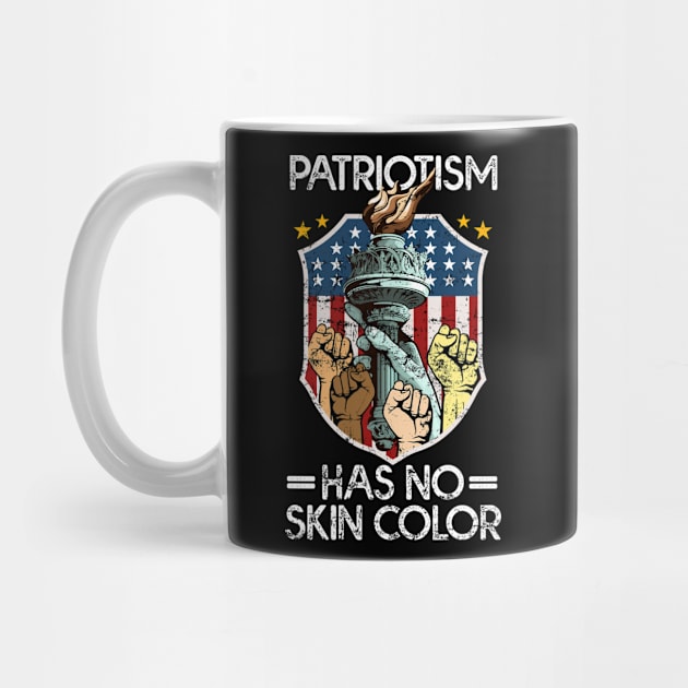 Patriotism Has No Skin Color Vintage by cotevalentine